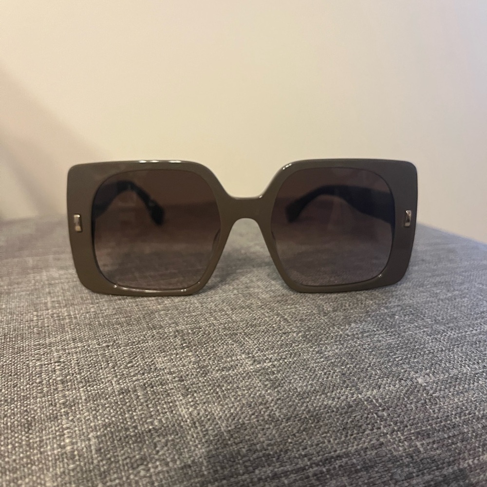Fendi Brown Oversized Square Glasses